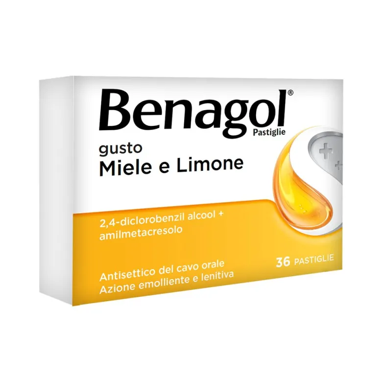Benagol Miele E Limone 36 Pastiglie Mal Di Gola