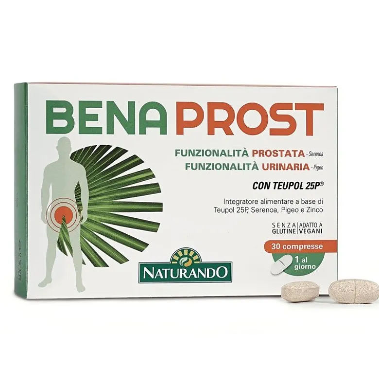 Benaprost per la funzionalità urinaria e della prostata 30 compresse