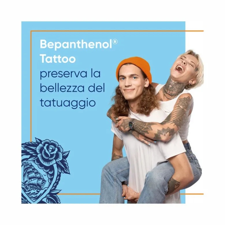 Bepanthenol Tattoo Detergente Delicato per Tatuaggi con Pantenolo Gel Senza Sapone 200ml