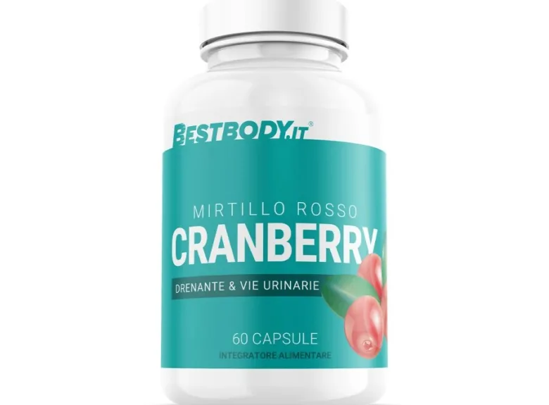 Bestbody Mirtillo Rosso (Cranberry) Drenante E Vie Urinarie 60 Capsule
