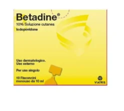Betadine 10% Soluzione Cutanea 10 flaconcini monouso da 10ml