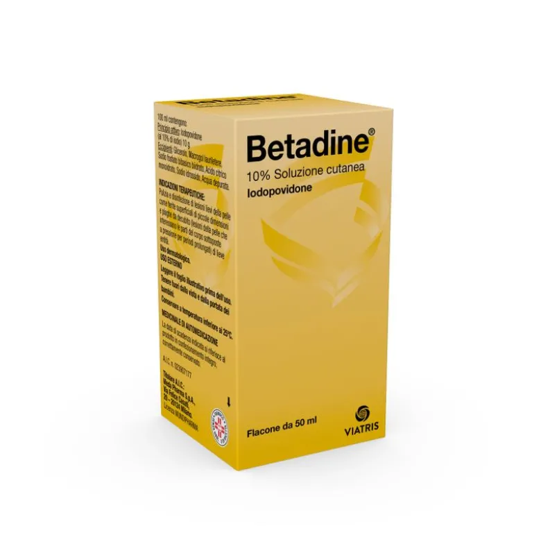 Betadine 10% Soluzione Cutanea 50ml flaconi