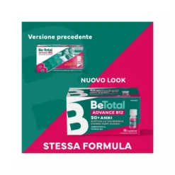 Be-Total Advance B12 Integratore Alimentare Vitamina B12 Vitamina B Zinco 15 Flaconcini