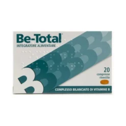 Be-Total Integratore Alimentare Vitamina B/B3/B12 Acido Folico Energia Per Adulti 20 Compresse