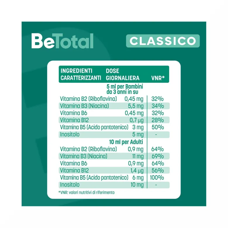 Be-Total Sciroppo Bambini 100 ml Integratore Vitamina B