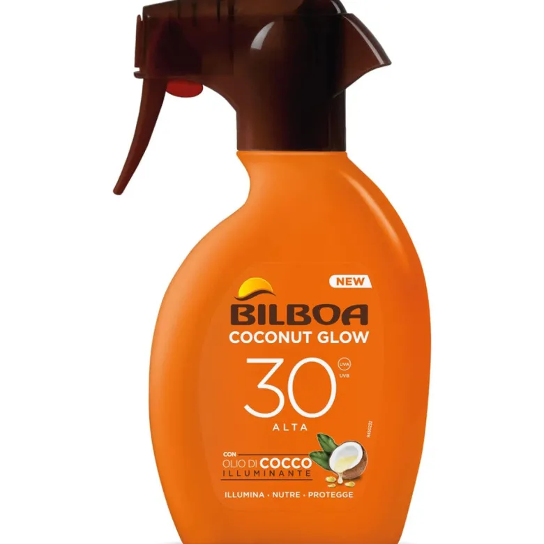 Bilboa Coconut Glow Spray Solare Trigger SPF30 250ml