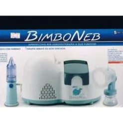 Bimboneb - Apparecchio per aerosolterapia a due funzioni