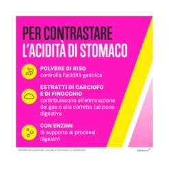 Biochetasi Digestione e Acidità 20 Compresse Masticabili Triplice Aiuto contro Difficoltà Digestive