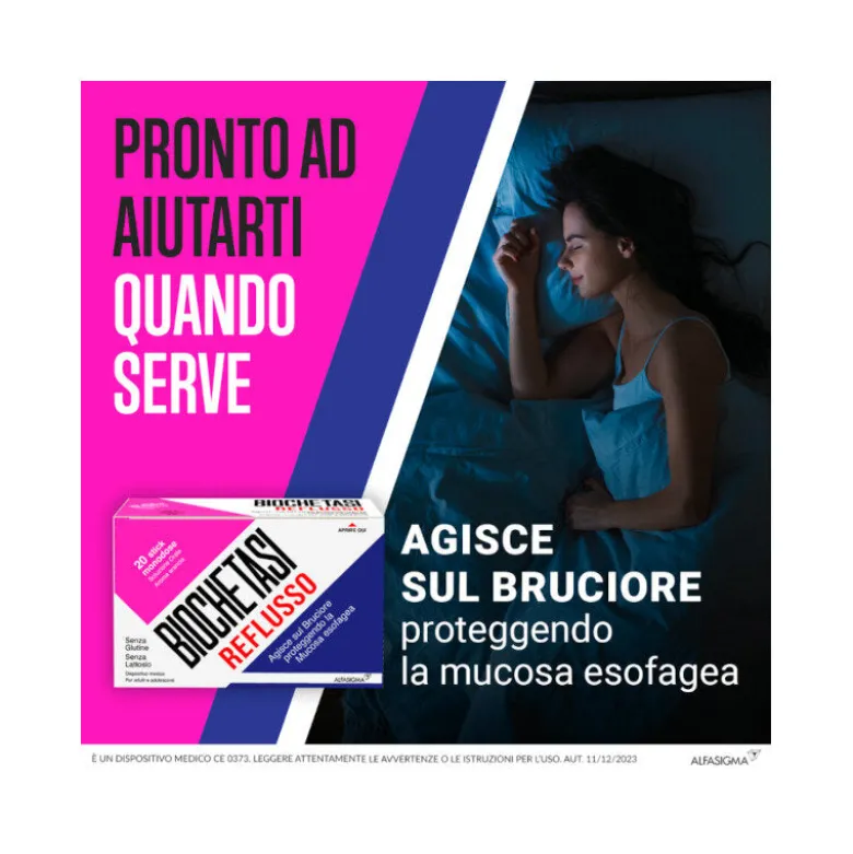 Biochetasi Reflusso 20 Stick Aroma Arancia - Sollievo Rapido