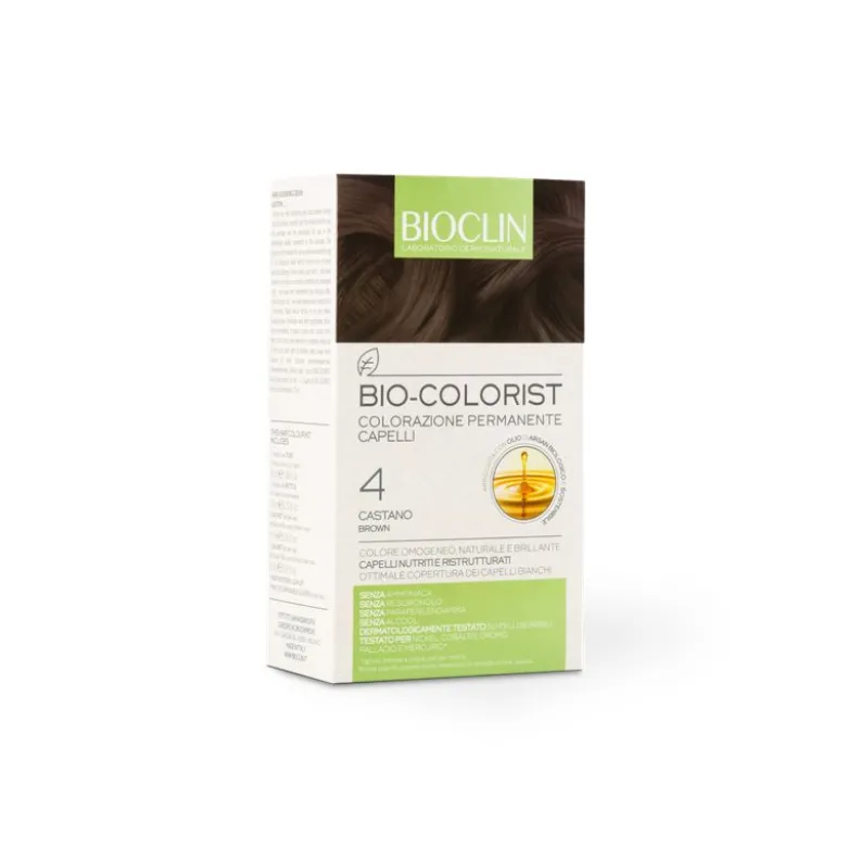 Bioclin Bio-Colorist colorazione permanente dei capelli n.4 Castano