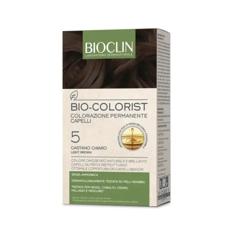 Bioclin Bio-Colorist colorazione permanente capelli 5 Castano Chiaro