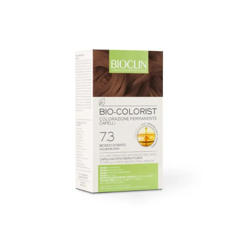 Bioclin Bio-Colorist colorazione permanente dei capelli n.7.3 Biondo Dorato