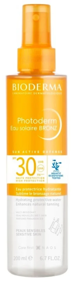 Bioderma Photoderm Acqua Solare Bronz Viso Corpo Capelli 200ml SPF30