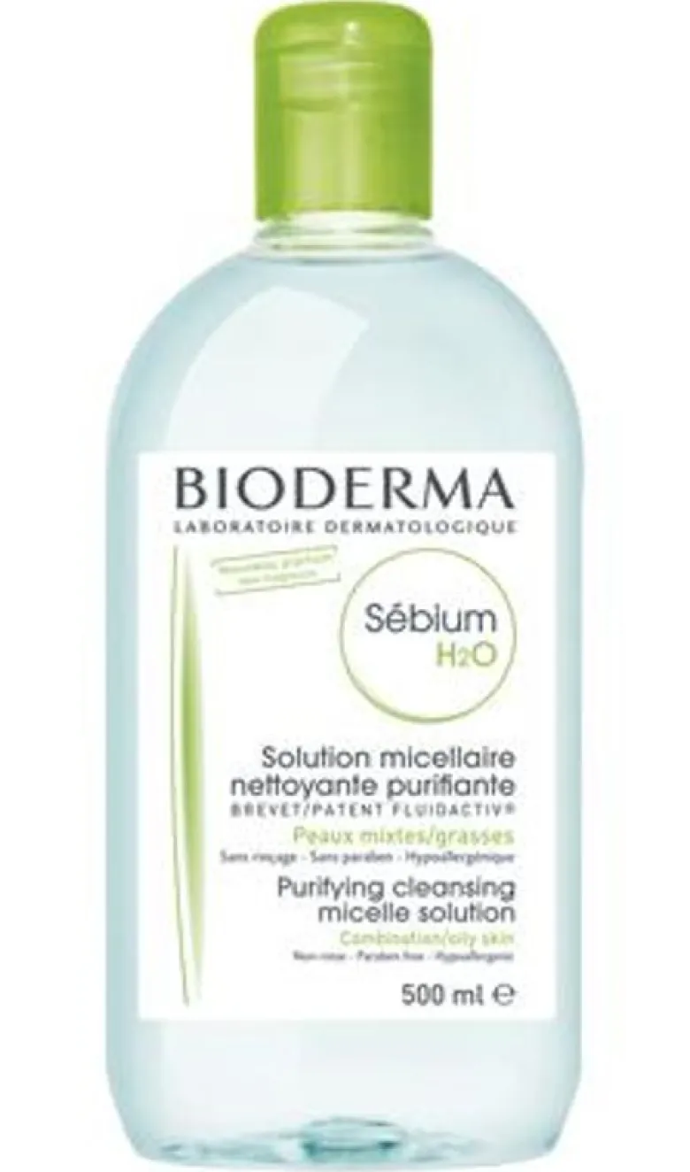 Bioderma Sébium H20 detergente struccante purificante pelli miste o grasse 500ml