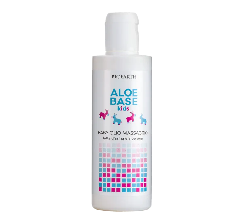 Bioearth Aloe Base Kids Olio Massaggio 200ml