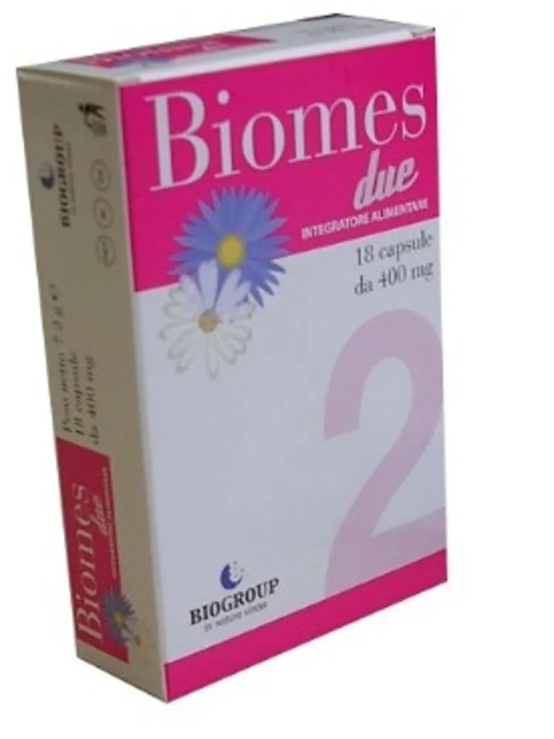 Biogroup Biomes due naturale equilibrio del ciclo mestruale 18 capsule