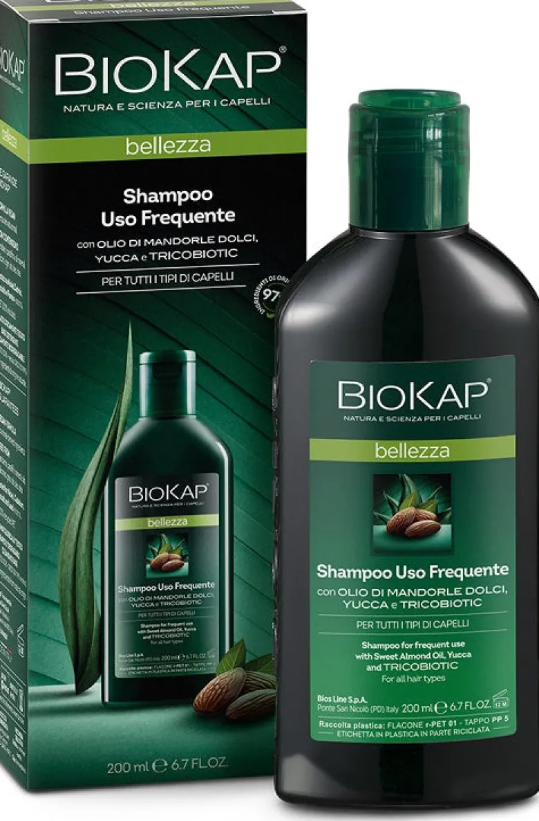 Biokap Bellezza Shampoo Uso Frequente con Tricobiotic 200 ml