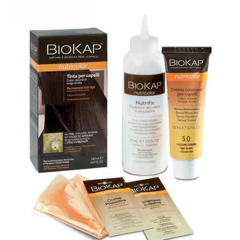 Biokap Nutricolor 8.0 tinta per capelli colore Biondo Chiaro 140ml