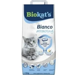 Biokat's Bianco Attracting Lettiera In Argilla Naturale Per Gatti 10kg