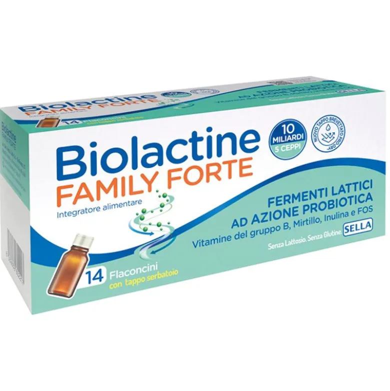 Biolactine Family Forte 10 Miliardi 14 Flaconcini Da 9ml