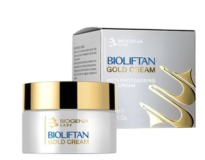 Bioliftan Gold Cream viso collo e decoltè 50ml