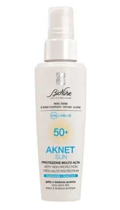 Bionike Aknet Sun SPF50+ 50ml - Protezione Solare Viso