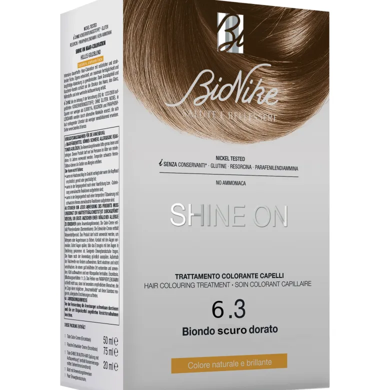 Bionike Shine One Trattamento Colorante Capelli 6.3 Biondo Scuro Dorato