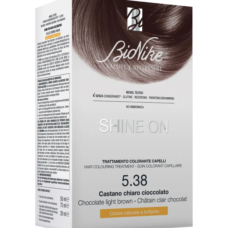 Bionike Shine On Trattamento colorante capelli 5.38 Castano Chiaro Cioccolato