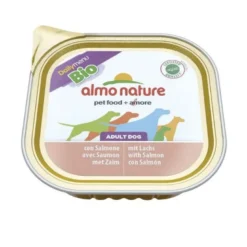 Bio Paté Almo Nature salmone 300g - Cane adulto