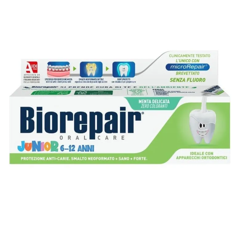 Biorepair junior dentifricio 6-12 anni 75ml