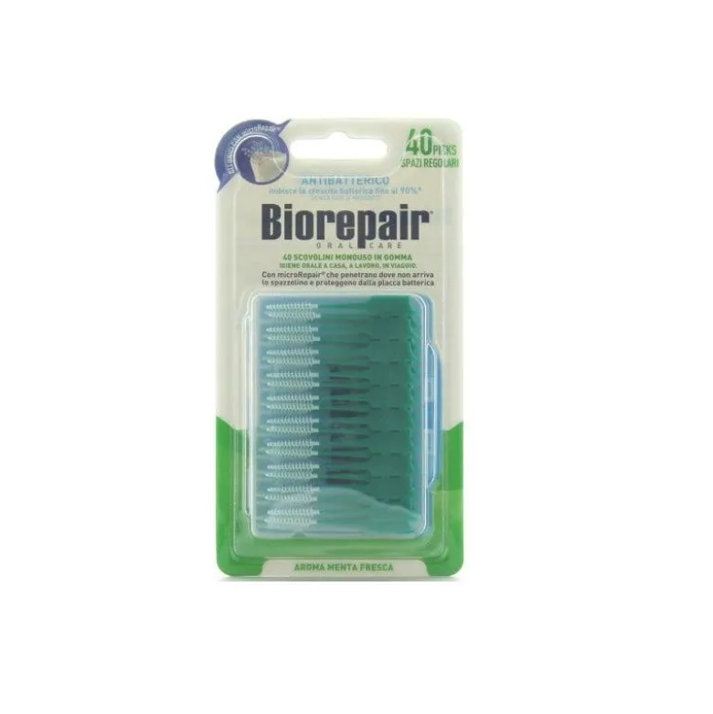 Biorepair Scovolino Gomma Regular 40 Pezzi