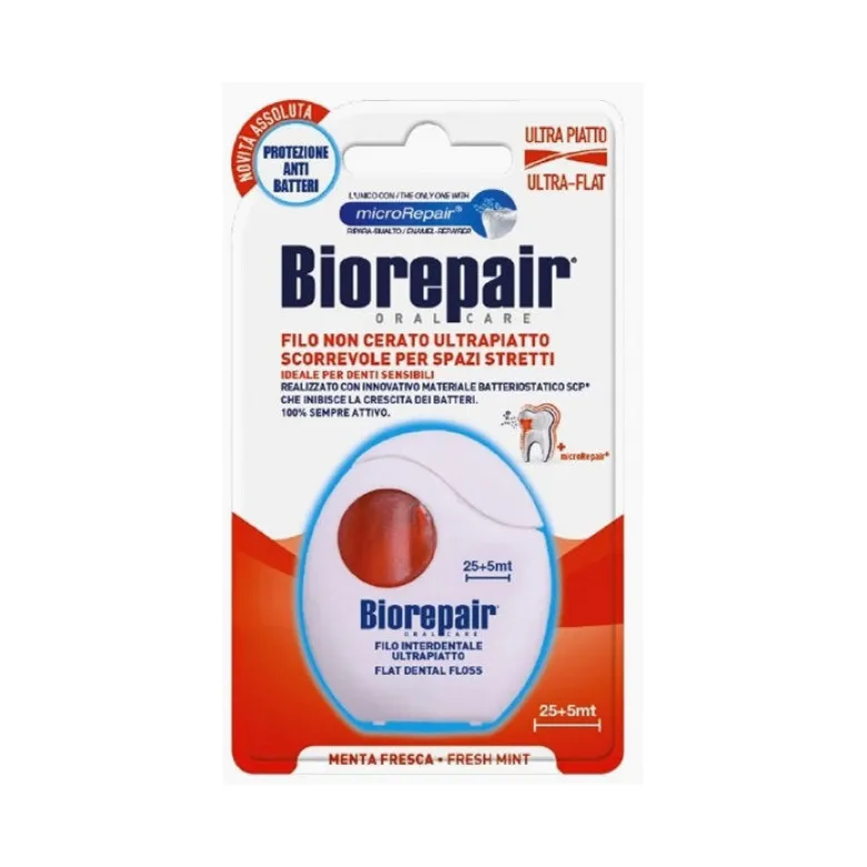 Biorepair Ultra-Piatto filo interdentale cerato 1 pezzo