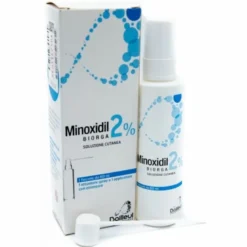 Biorga Minoxidil Biorga soluzione cutanea 2% per alopecia 60ml