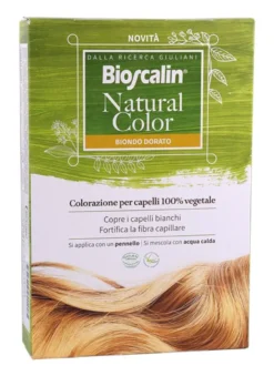 Bioscalin Natural Color colorazione per capelli 100% vegetale Biondo Dorato