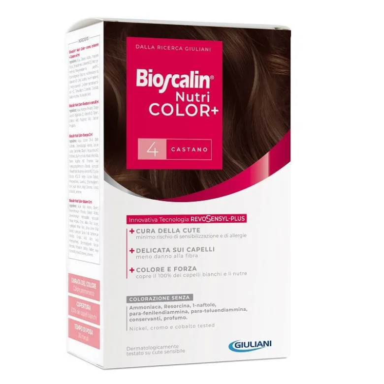 Bioscalin Nutri Color+ colorazione permanente n.4 Castano
