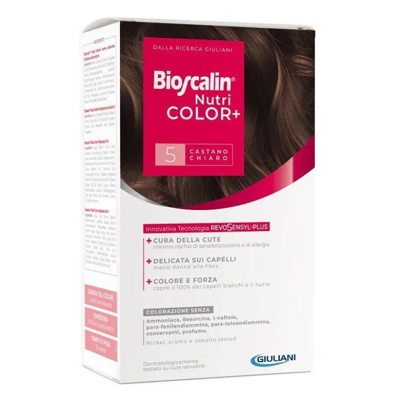 Bioscalin Nutri Color+ colorazione permanente n.5 Castano Chiaro