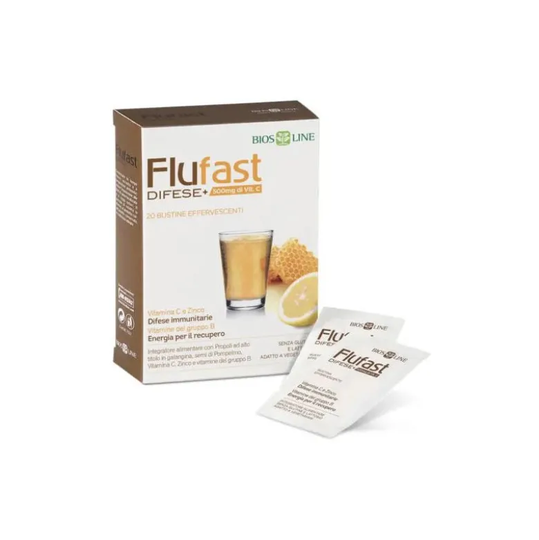 Bios Line Apix Flufast Difese+ 20 bustine effervescenti