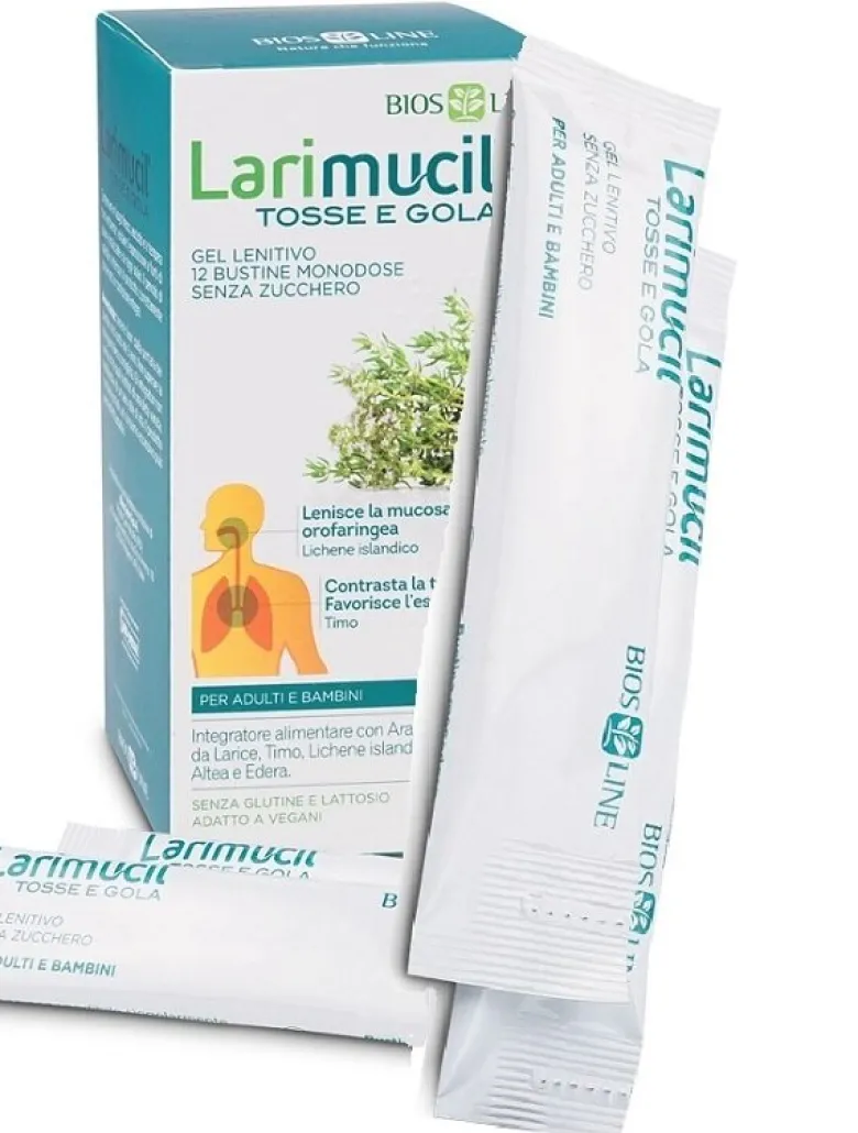 Bios Line Larimucil Tosse e Gola gel lenitivo 12 bustine monodose