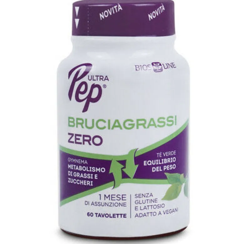 Bios Line Ultra Pep Bruciagrassi Zero per il controllo del peso 60 tavolette