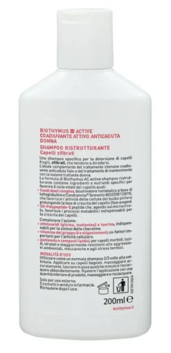 Biothymus Active shampoo ristrutturante donna 200ml