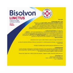 Bisolvon Linctus Sciroppo Per Tosse Grassa +2 Anni Gusto Fragola 200 ml