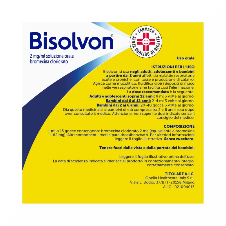 Bisolvon Soluzione Orale 40 ml