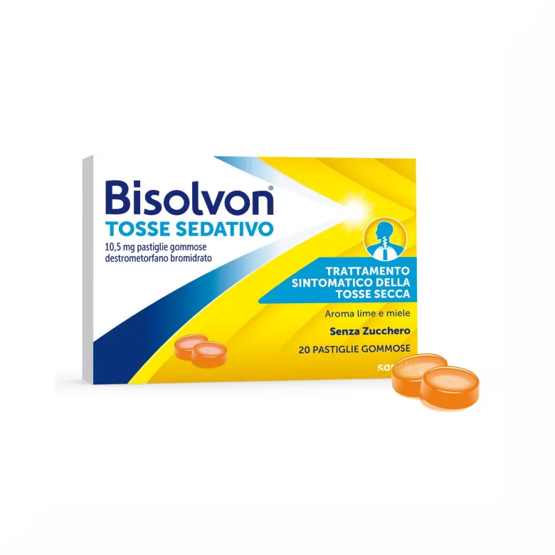 Bisolvon Tosse Sedativo Per Tosse Secca 20 Pastiglie Gommose