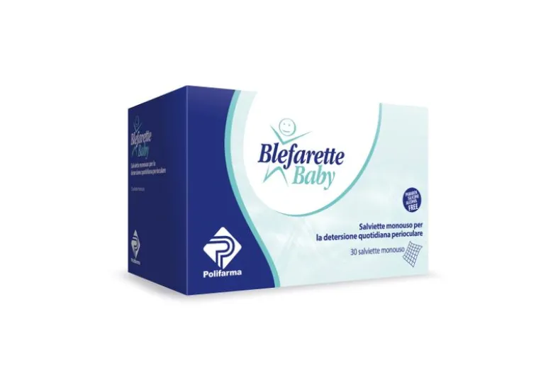 Blefarette Baby Salviette Monouso per l'igiene quotidiana perioculare 30 pezzi