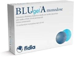 Blu Gel A Monodose Gocce Oculari protegge umidifica e lubrifica l'occhio 15 flaconcini