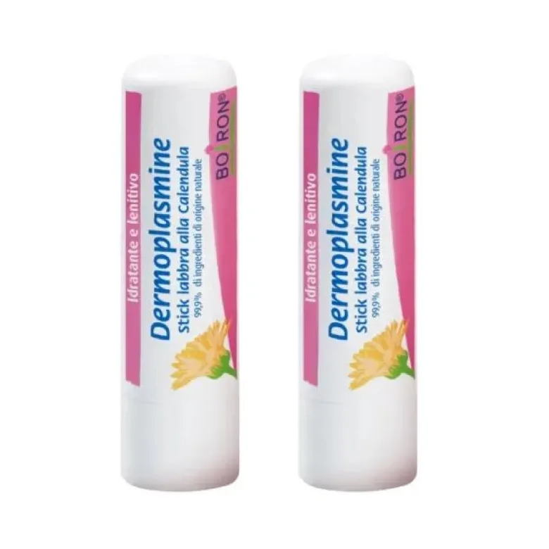 Boiron Dermoplasmine Stick Labbra Calendula Idratante/Lenitiva 2x4g