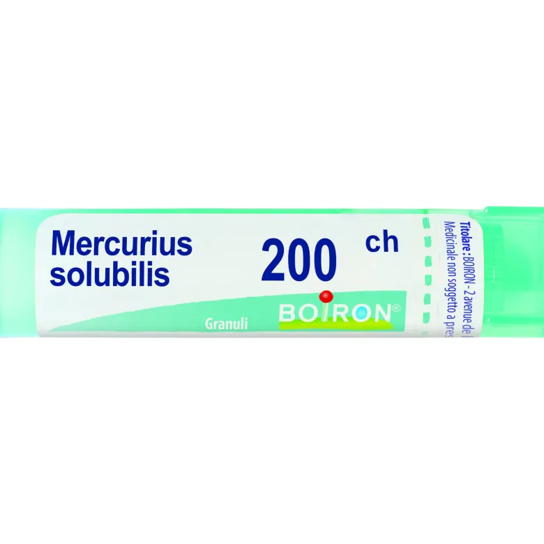 Boiron Mercurius Solubilis Granuli 200Ch Tubo 4g