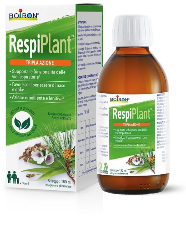 Boiron Respiplant Sciroppo 150ml