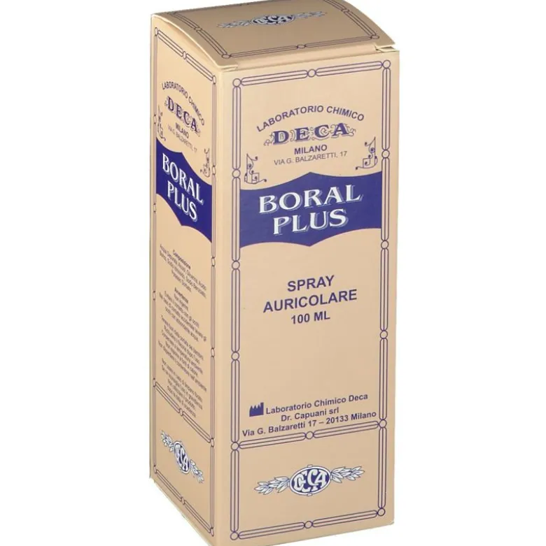 Boral Plus Spray per la pulizia dell'orecchio 100ml