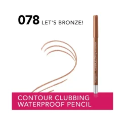 Bourjois Contour Clubbing Waterproof Matita Occhi 1,2g 078 Let's Bronzer